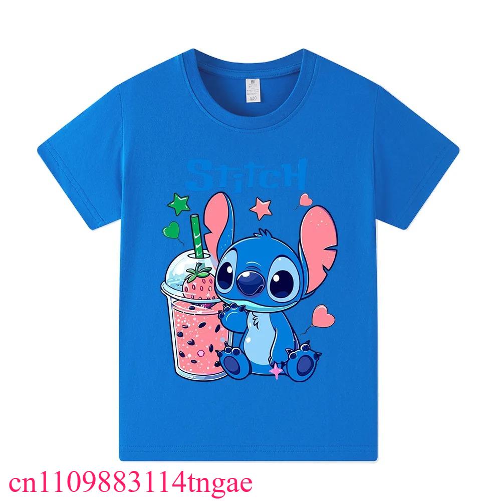 Cute Embroidered Girl T-Shirt Children's Girl Clothing Short Sleeve Top Summer 2026 Short Sleeve Boys Cartoon