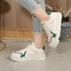 Thick-soled Little White Shoes Women's 2025 Summer New Versatile Explosion Not Tired Feet Non-slip Casual Sports Board Shoes Autumn