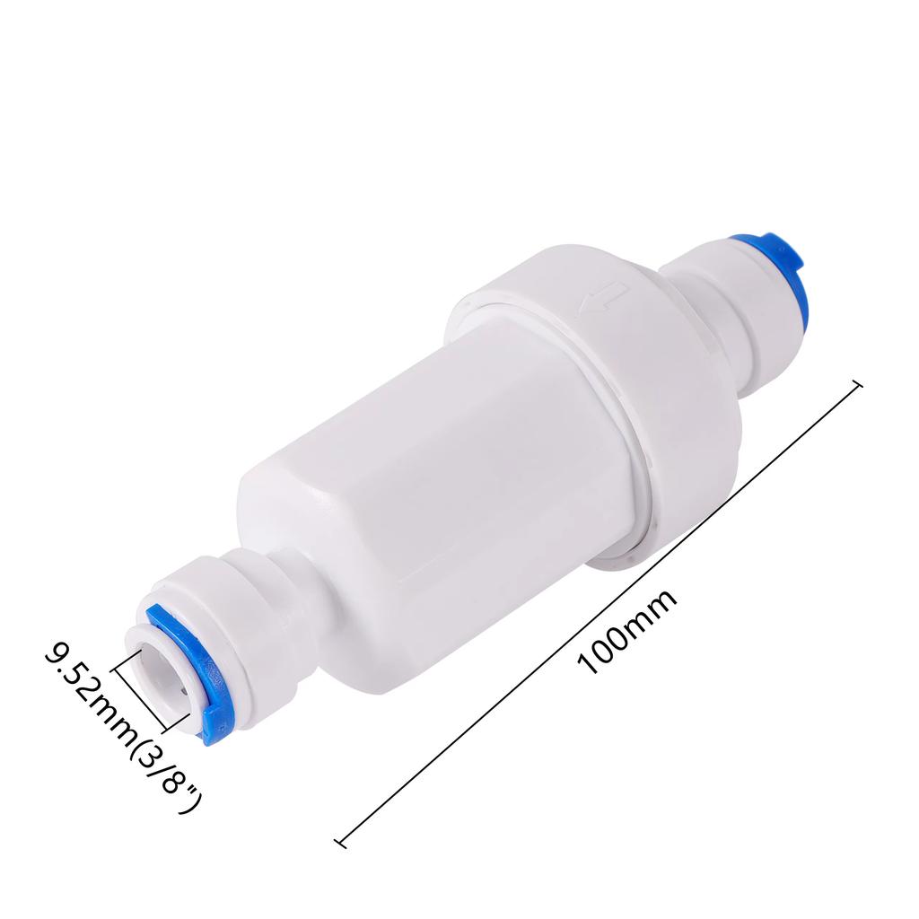 1/4"3/8" Schnellkupplung Mikrofilter Gartenbewässerungssystem Filtration 40 Mikron Filter für Außendurchmesser 6,35/9,52mm Rohr Reiniger Sieb