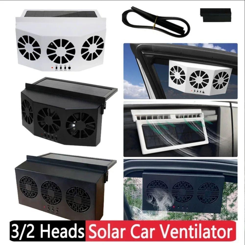 Exhaust Function Solar Powered Car Fan Solar Powered Cooling Fan Car Exhaust Fan  Vehicle Cooling