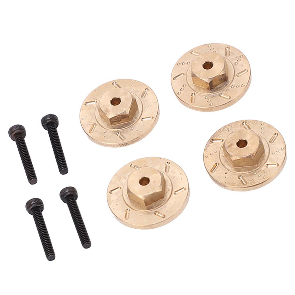 RC Brass Hexagonal Counterweight Adapter Wheel Weights Hex Adapter for Kyosho for Mini Z for Wrangler 1 18 1 24 RC Car