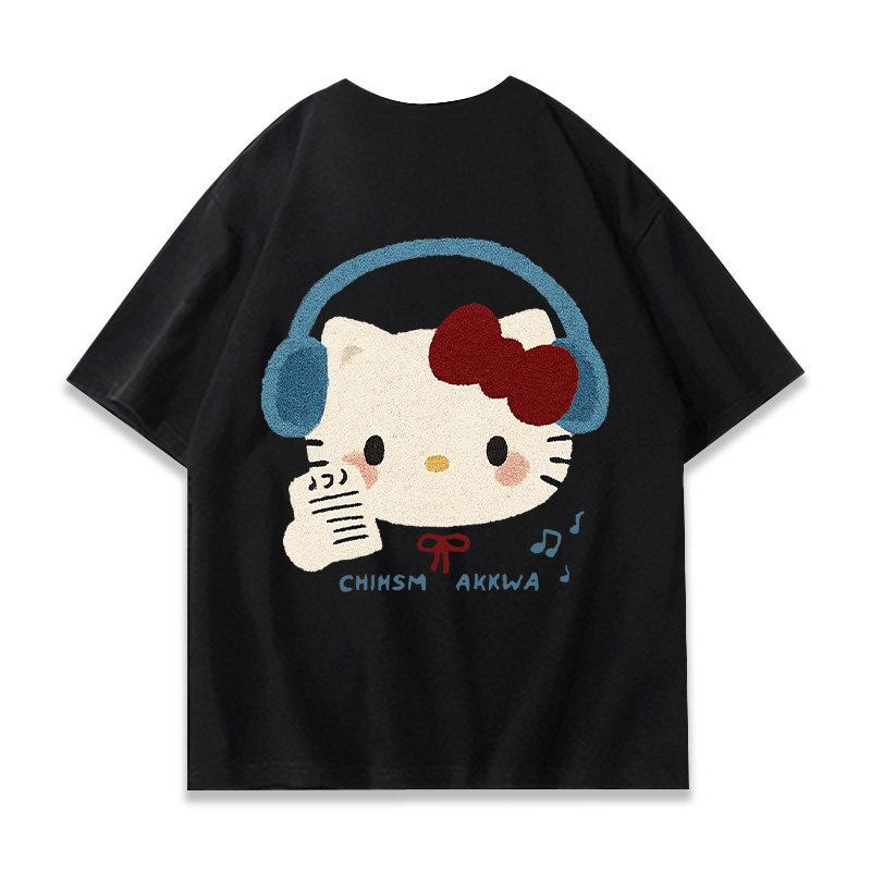 

Hello Kitty Tshirt for Women Shortsleeved Suitable for Summer 2026 Trendy and Fashionable Brand S