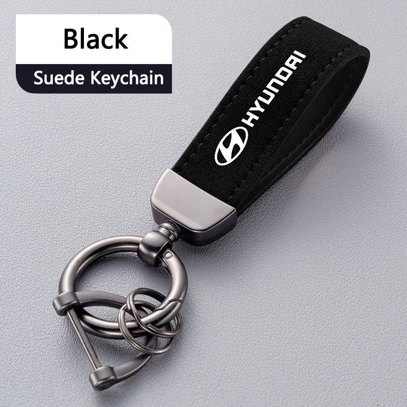 Mode mocka bilmärke nyckelring nyckelring nyckelring hänge för Hyundai i30 tucson accent hyundai i20 ix35 Interiörtillbehör