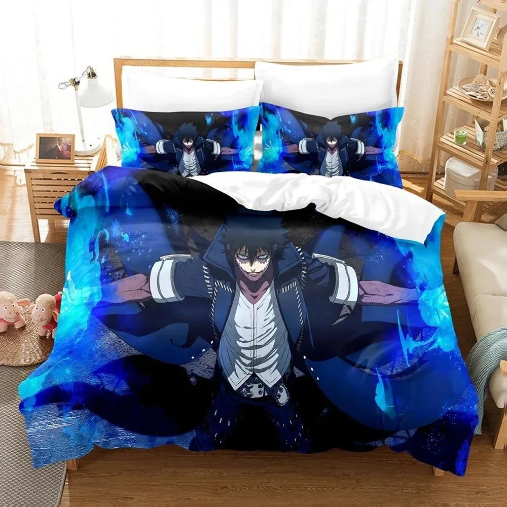 Japan Anime My Hero Academia Bedding Set Bedroom Soft Modern Bedspreads Comefortable Kids Duvet Cover Quilt Cover And Pillowcase