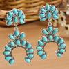 2PC Women's Fashion Bohemian Earrings, Jewelry Design, Suitable for Date, Party, Festival Gifts