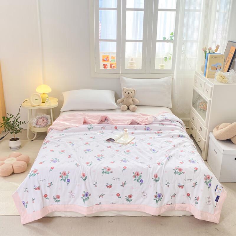 PAUI DAVID Floral Jacquard Summer Quilt