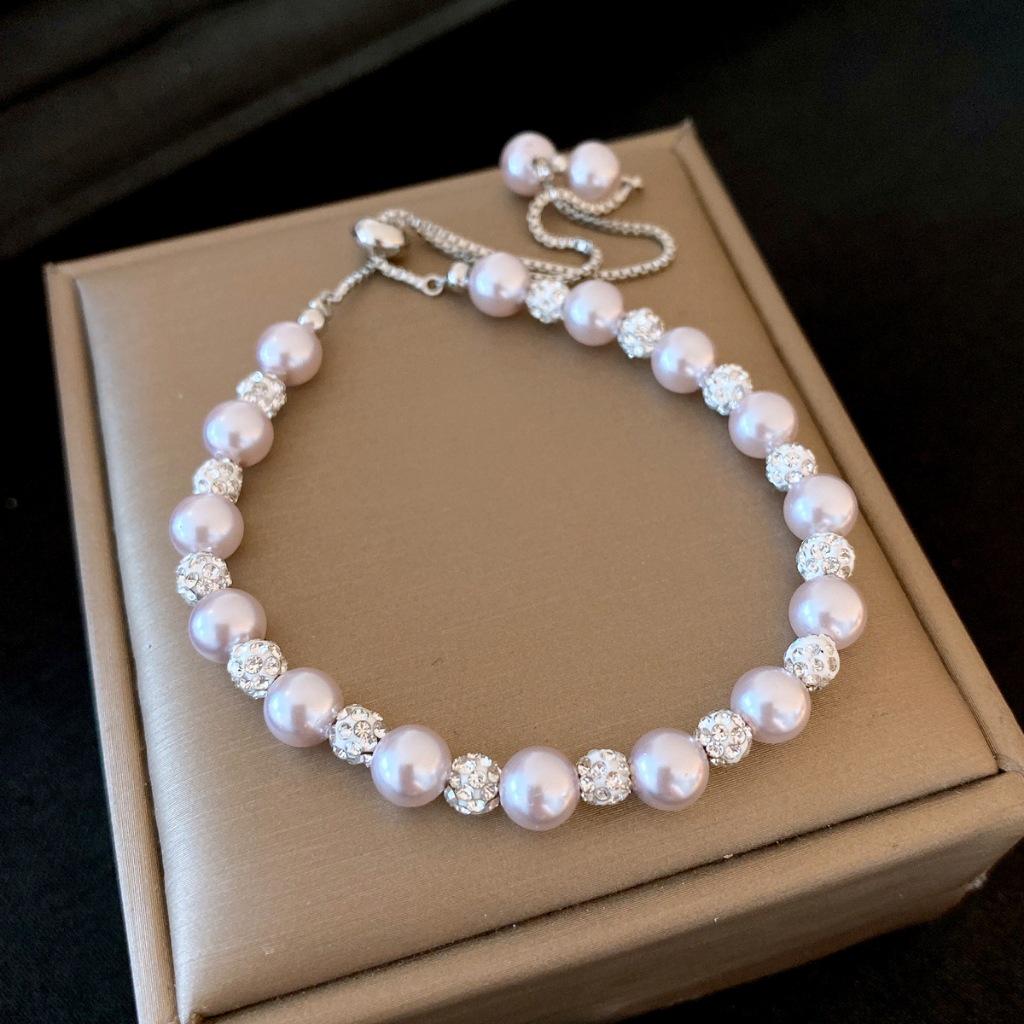 Retro Zircon Cat Pearl Bracelet: Elegant, Fashionable, and Versatile Jewelry for Women.