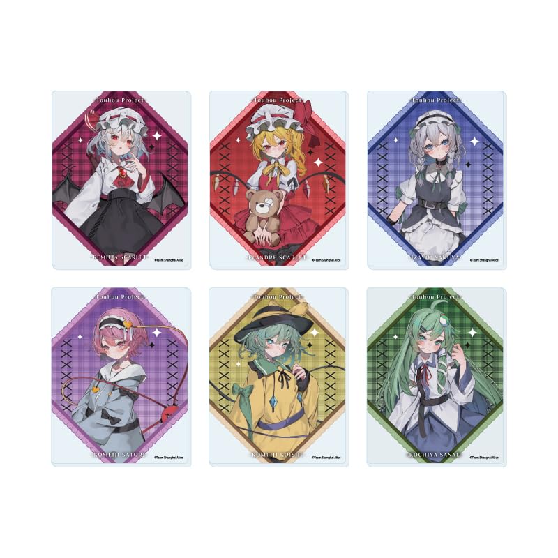 Touhou Project 02 Sickly Cute ver. [Original Illustration] Acrylic Card Box of 6