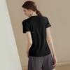 Damen Quick-Dry Mesh-Rücken Yoga T-Shirt - 2024 Sommer Fitness Freizeit Top