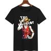 ONE PIECE Short Sleeve T-Shirt Men's Luffy Essolon Half Sleeve Clothes Men's and Women's Summer Bottom Shirt