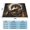 Genshin Impact Zhongli Blanket Flannel Textile Decor Anime Game Cartoon Portable Super Soft Throw Blanket for Home Car Quilt