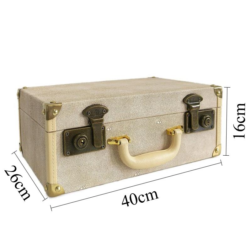 Desk Storage Box Accessory Organizers Large Retro Hand Held Accessories Bins Wardrobe Storage Cases Luxury Clothes Containers