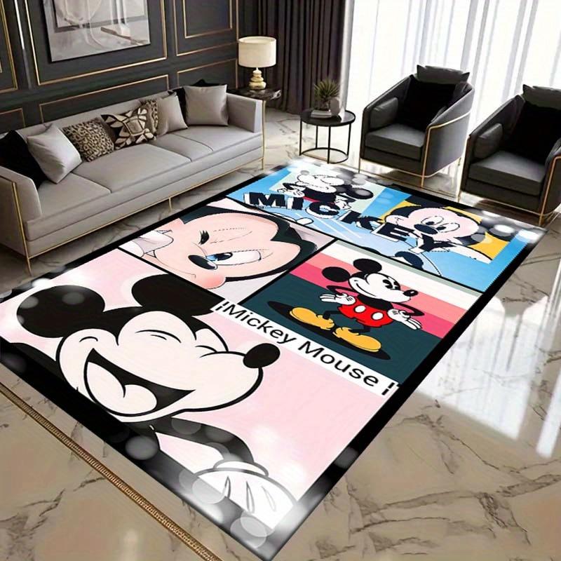 

1pc Mickey Mouse Themed Area Rug, Non-Slip Door Mat for Home Entrance, Bedroom, Bathroom, Anti-Slip Floor Mat 60cm by 90cm