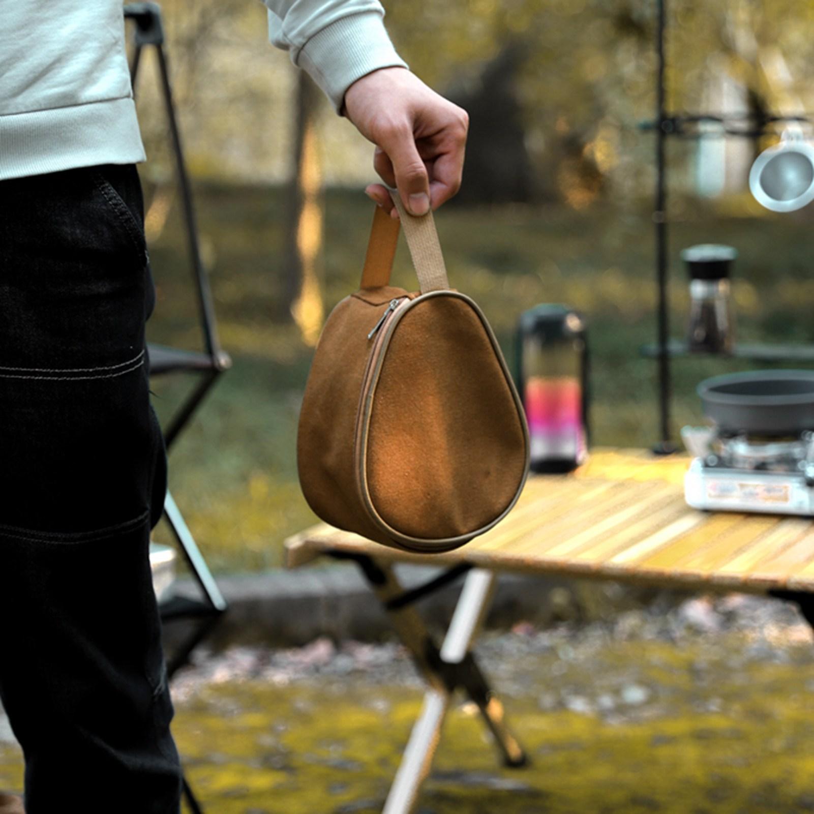 

Сумка для хранения мисок для кемпинга Большая вместимость Холщовая сумка для мисок Shera Сумка для хранения столовых приборов Сумка для хранения тарелок с