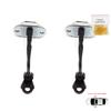 EDP1252-1 2 Pieces Front Left AND Right Door Catch Hinge Brake Stop Check Strap Limiter for Renault Kadjar Nissan Qashqai MK2 J11 804304EA0A