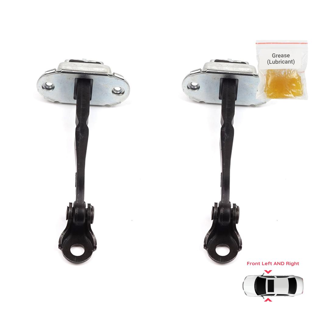EDP1252-1 2 Pieces Front Left AND Right Door Catch Hinge Brake Stop Check Strap Limiter for Renault Kadjar Nissan Qashqai MK2 J11 804304EA0A