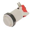Long Length Arcade Game Push Button For Multicade Jamma White