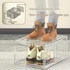 Kunststoff-Schuhregal mit Klappdeckel und magnetischer handbemalter Aufbewahrungsbox