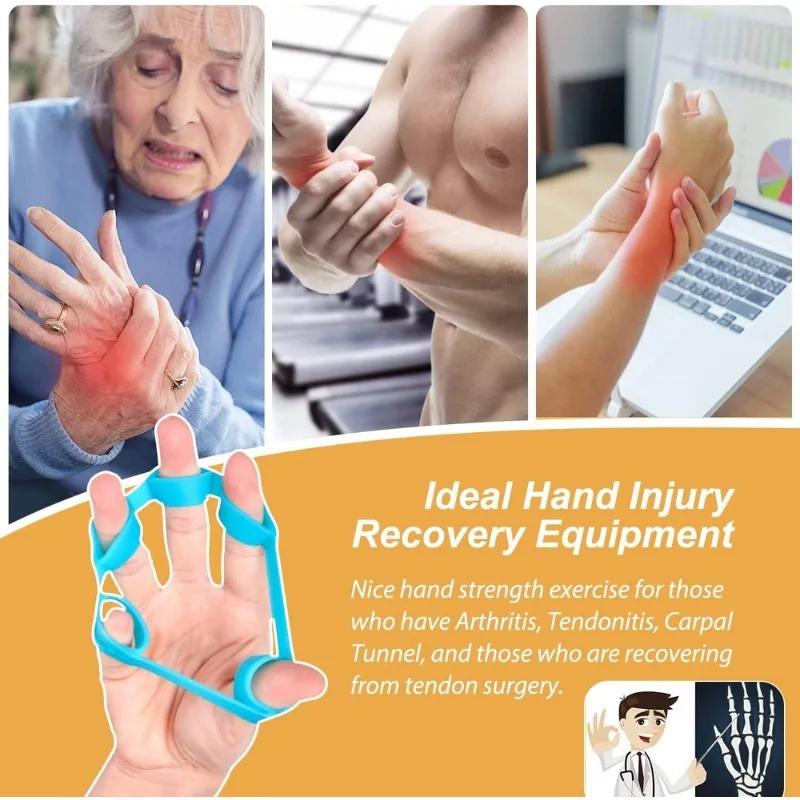 6 Stück Handgriff-Stärker Unterarm-Trainer Handmuskulatur-Trainer Gesundheitsprodukte Rehabilitation Professionelle Fitnessgeräte