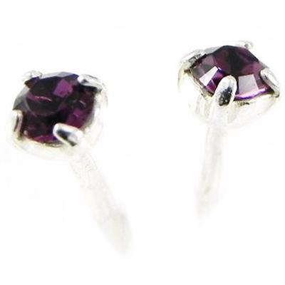 [B8462] - Plum Silver Brilliant 2 Mm