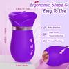 APPP Vibrator Adult Sex Toys for Women 5IN1 Mouth Sucking Vibrator Rose Sex Toy, 10 Tongue Licking Anal Clit Nipple Vibrators Female Couples Sex Toys