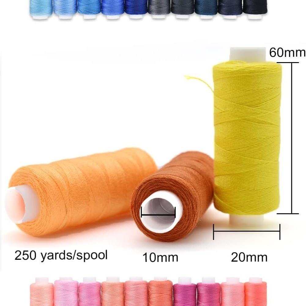 6pcs/Pack Resistance Sewing Thread Kits Professional Colorful Wire  Sewing Accessories