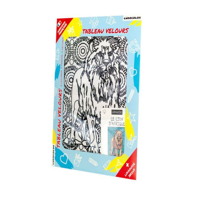 Velvet Coloring Board The Lion