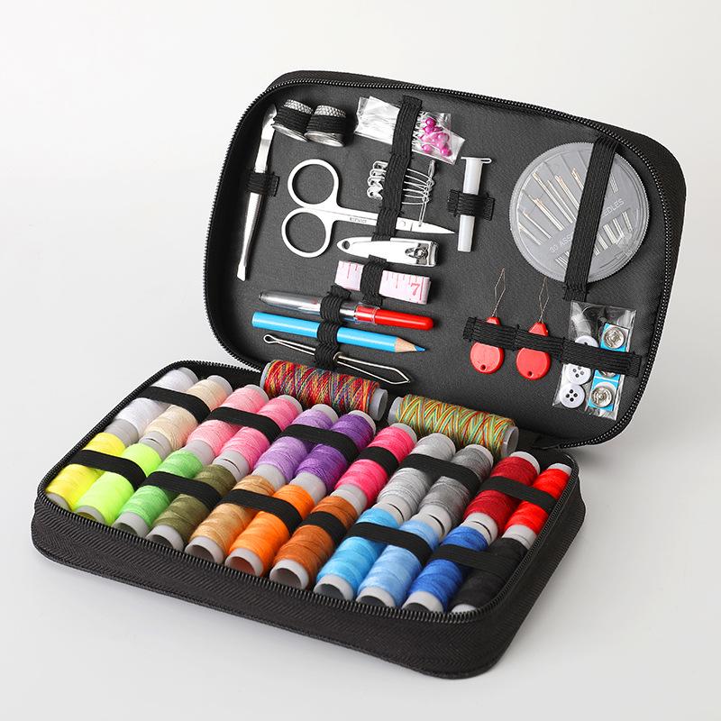 

Portable Travel Small Home Sewing Kit Case Needle Thread Scissor Set Gift