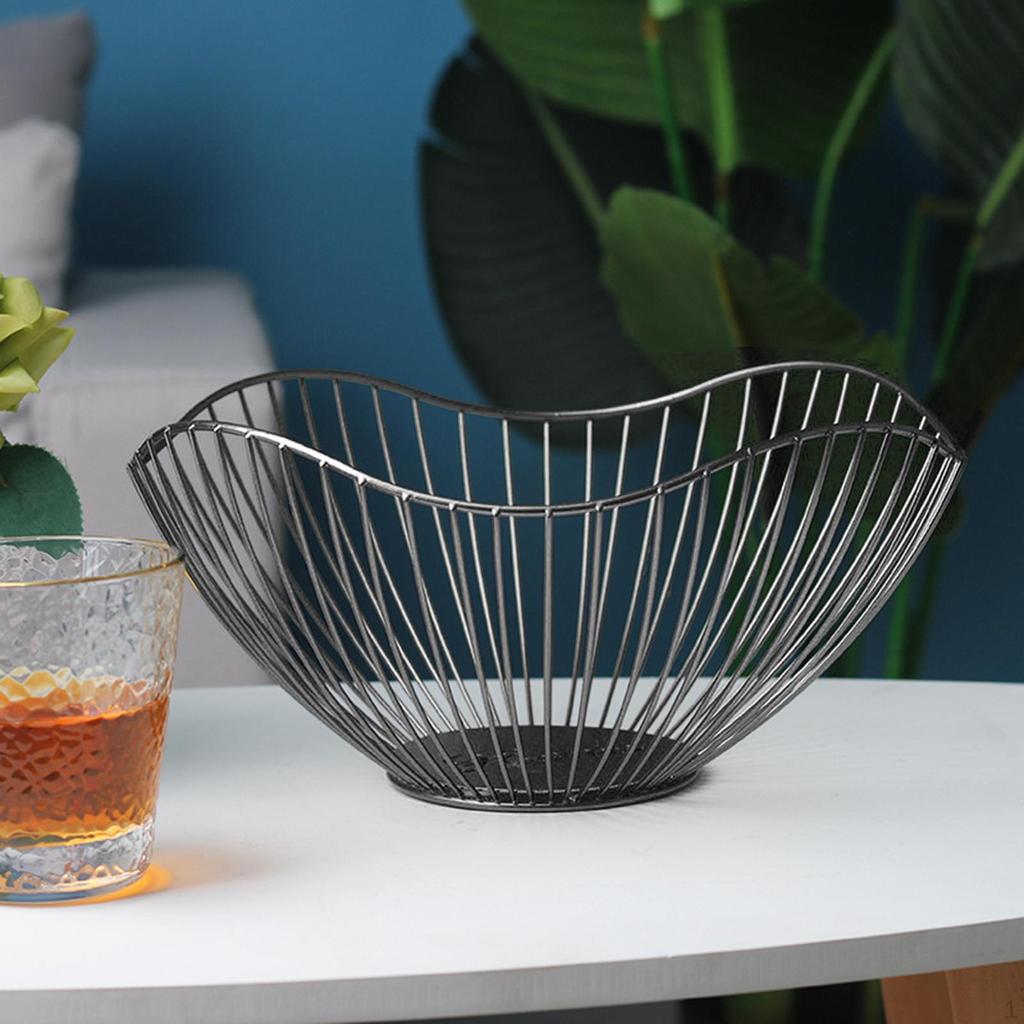 Creative Desktop Fruit Basket , Decoration Large Capacity Organizer Kitchen Bowl for Living