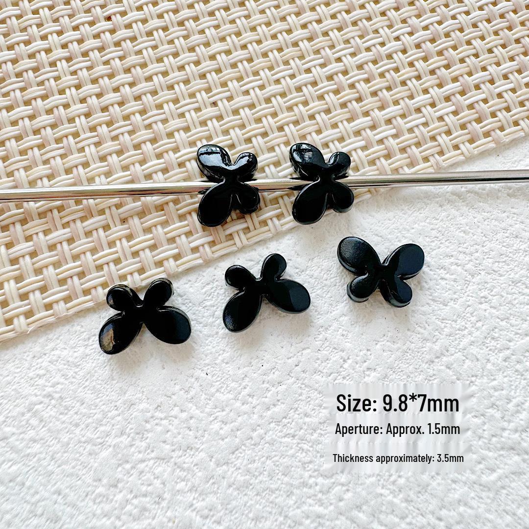 Handmade Alloy Bow & Beaded Bracelet Hair Clip in Macaron Colors Single Price