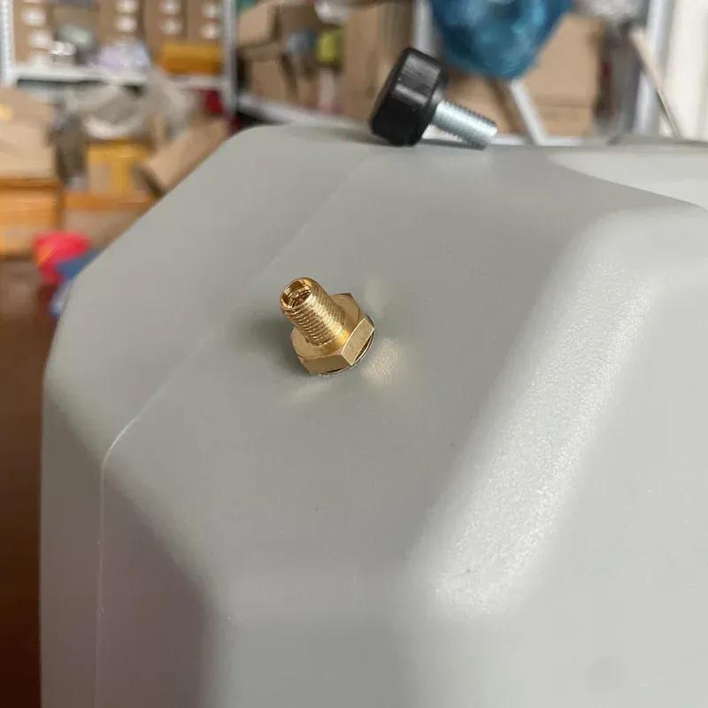 Material Cupru Filet Masculin 8mm Adaptor Capac Supapă Aer pentru Rezervor Apă Rezervă 21L, Adaptor Pompa Aer M8 pentru Bidon Apă Umflare Aer