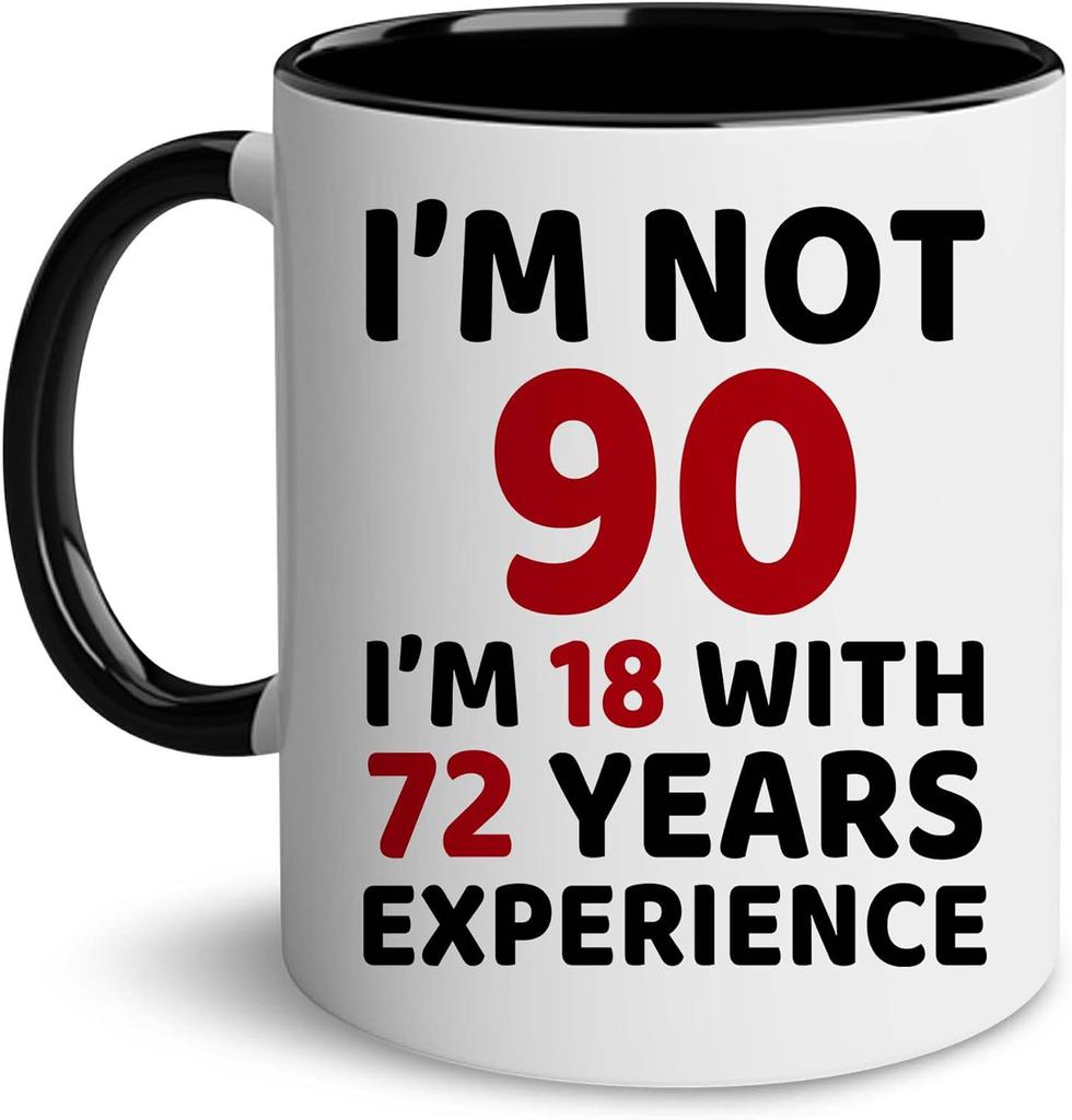 Birthday Birthday Ceramic Coffee Mark Cup 18 Years Old Tea Cup 40 Years Old 60 Years Old 80 Years Old Gift New 50