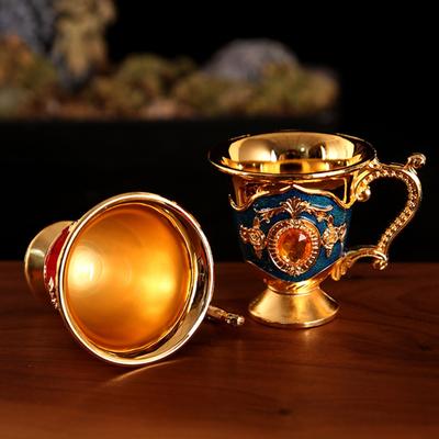 Decor ceașcă de ceai Frumos în stil retro, reutilizabil, unic, elegant, cu model de flori, ceașcă pentru petrecere