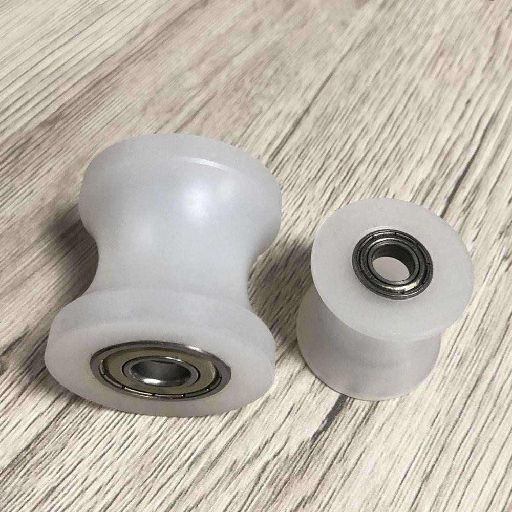 1 Stück Nylon U-Nut Lagerrolle Verschleißfest U-Nut Schiebetürrolle Hochtemperaturbeständig Edelstahl