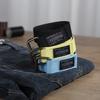 Young men's artificial pants, no punching canvas belt, trendy jeans,  men's Korean fashion version, versatile belt, women
