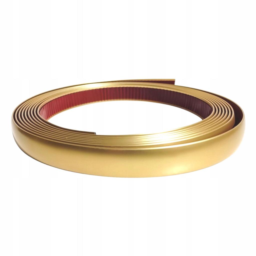 Listwa Ozdobna Złota Mat 30Mm Elastyczna Listwy Gold Samoprzylepna 5 Metrów