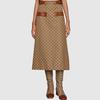 Previous Season GG Canvas Midi Skirt 681567-Z8AWI-2184