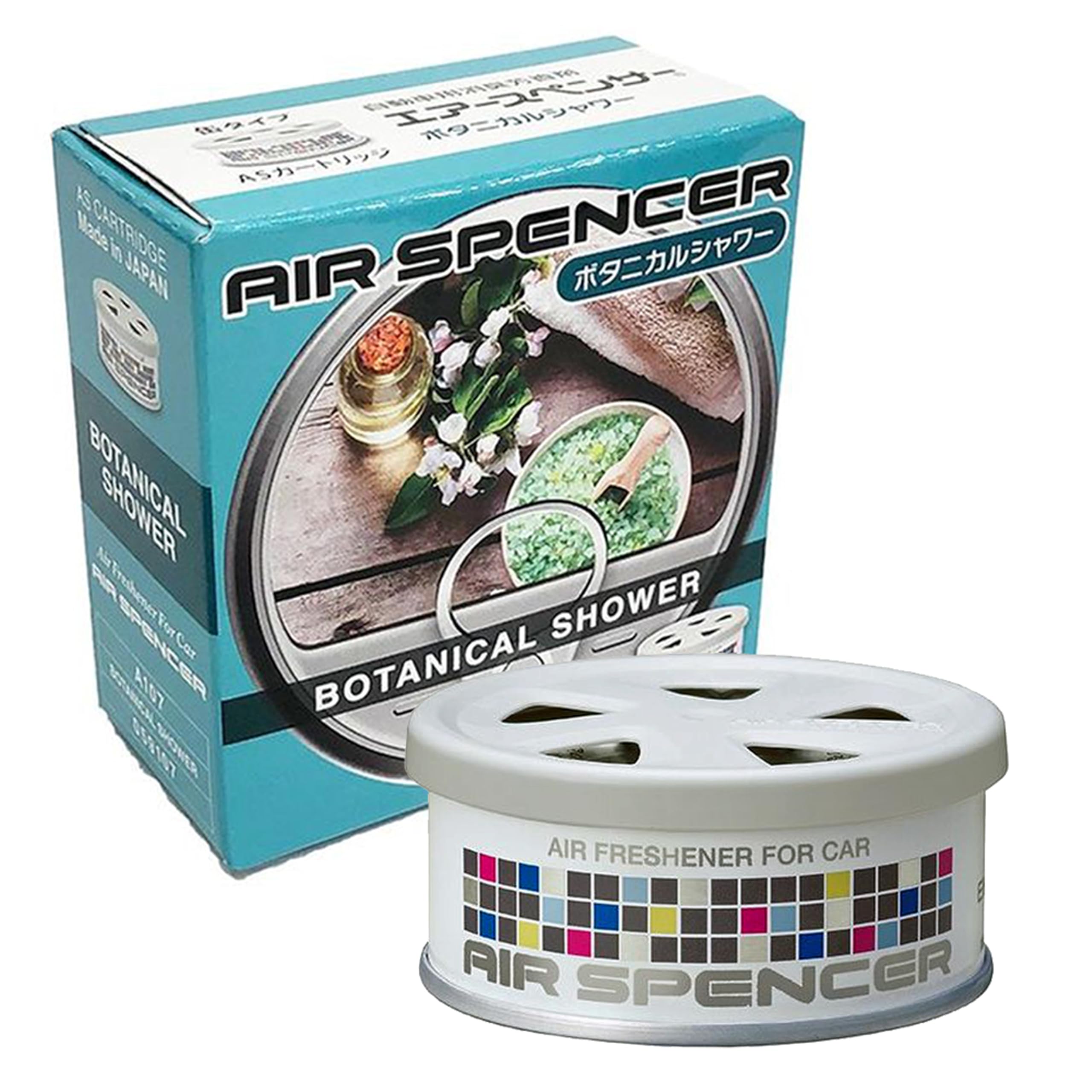 

Air Spencer Car Air Freshener AS Cartridge Can Type A107 059107 (Eikousha) [Botanical Shower] белый