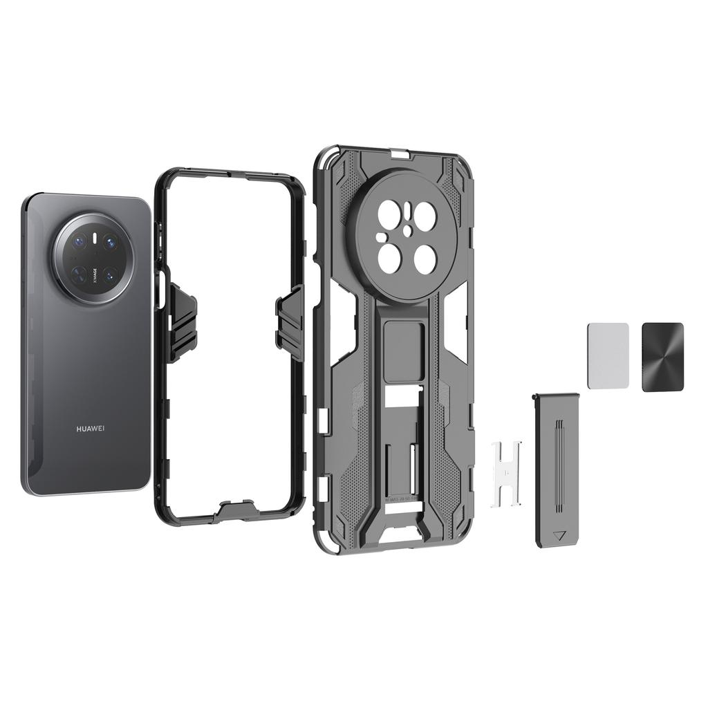 For Huawei Mate 70 Case PC+TPU Shockproof Phone Cover with Kickstand