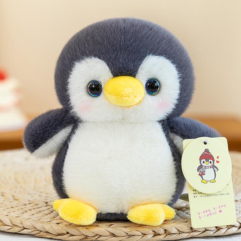 Spring Penguin Plush Toy: Soothing Doll Pillow, Keychain Pendant & Cloth Doll Figure for Girls