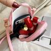 Trendy Bright Pink Russian Nesting Doll Crossbody Bag Women'S Fashion Shoulder Purse With Floral Design Zipper Closure And Adjustable Strap