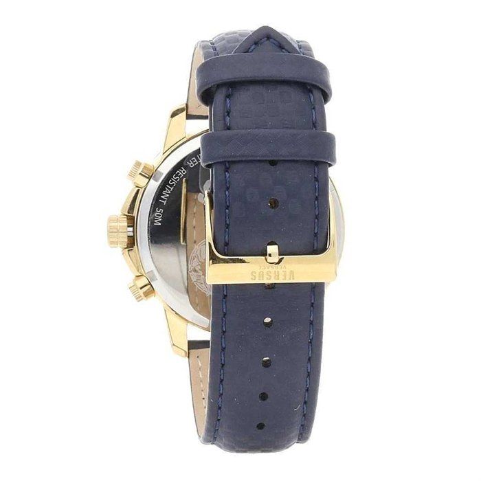 Watch - Versus - VSPHJ0220 - Multifunction - Stainless Steel - Blue Leather