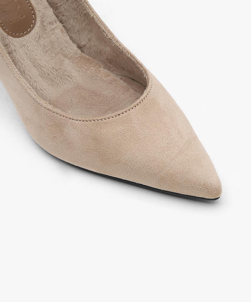 Sappun Seina Fur-Lined Stiletto Heels (5/7/9Cm)