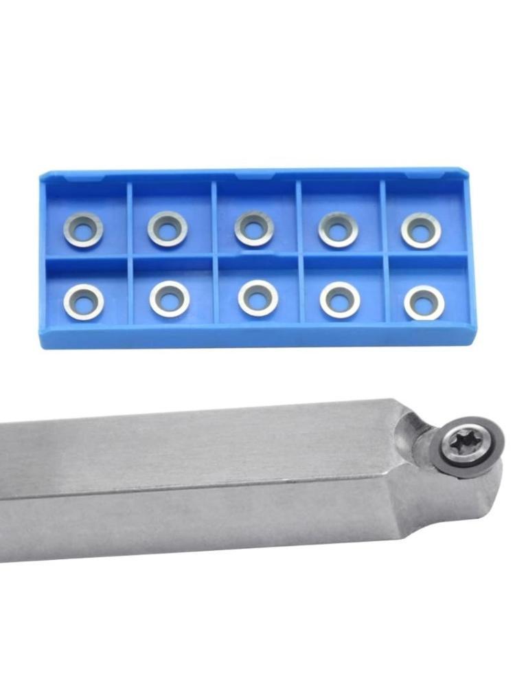 652F Ci5 8.9mm Round Inserts Cutters For DIY Lathe Woodworking Finisher Hollower Tools Replacement Set
