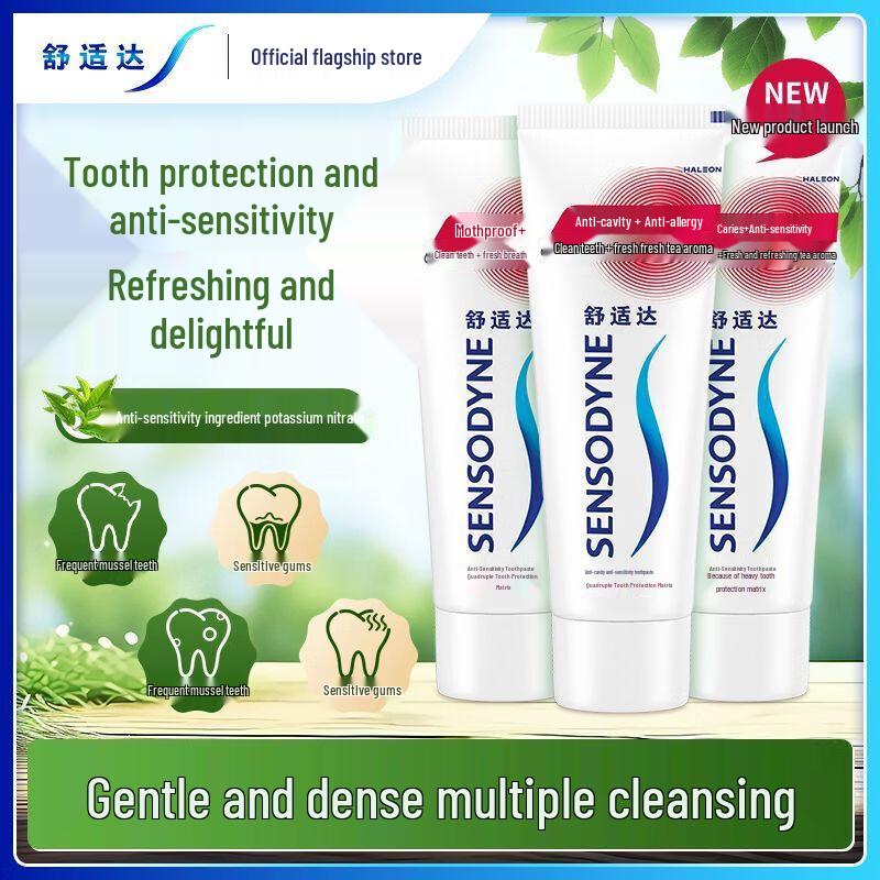 Sensodyne Mint Toothpaste & OMO Dish Soap Bundle