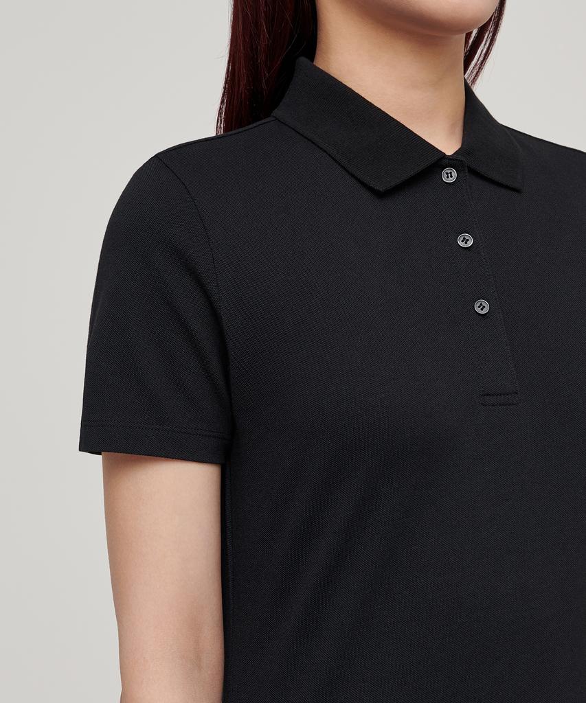 MUSINSA STANDARD WOMAN [Cooltandard] Women'S Pique Polo Dress [Black]