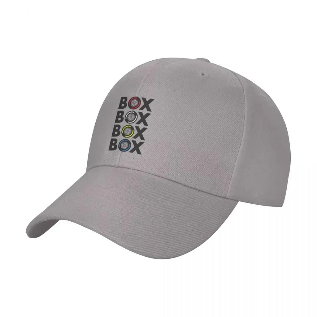 Box Box Box Tyres Compound Design Baseball Cap Snap Back Hat Trucker Hat summer hat Unisexs Caps Womens
