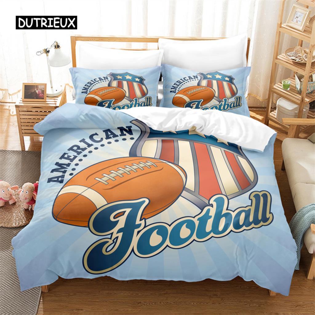 Set de lenjerie de pat pentru fotbal, sport competitiv, pentru băiat