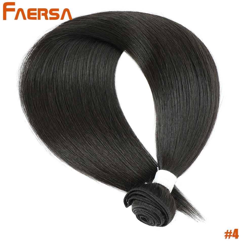 Long Hair Weaving Blonde 613 Bundles Synthetic Straight Ombre Blonde Red Brown High Temperature Fiber Hair Extensions For Women