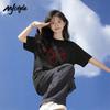 MJ STYLE Women's Cotton Round Neck Short Sleeve T-Shirt